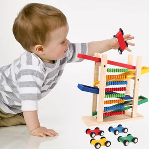 Abacus & Car Slide Learning Toy