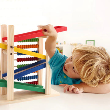 Abacus & Car Slide Learning Toy